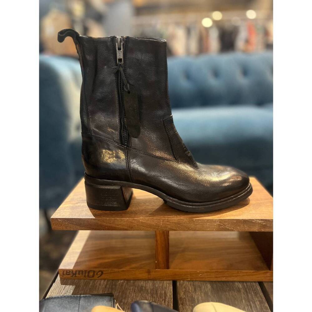 NEW SHOTO ruf nero boots in black